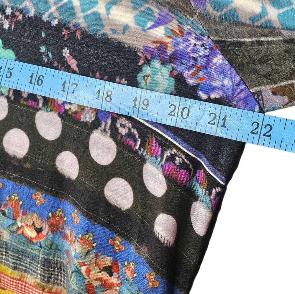 Johnny Was Patchwork Puff Sleeve Sonnet Bamboo We… - image 6